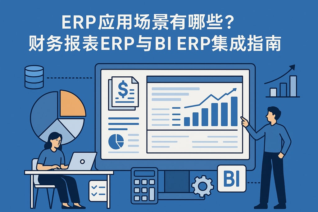 ERP应用场景有哪些？财务报表ERP与BI ERP集成指南